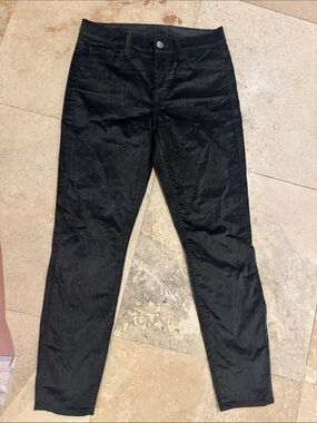 7 For All Mankind Black Skinny Pants